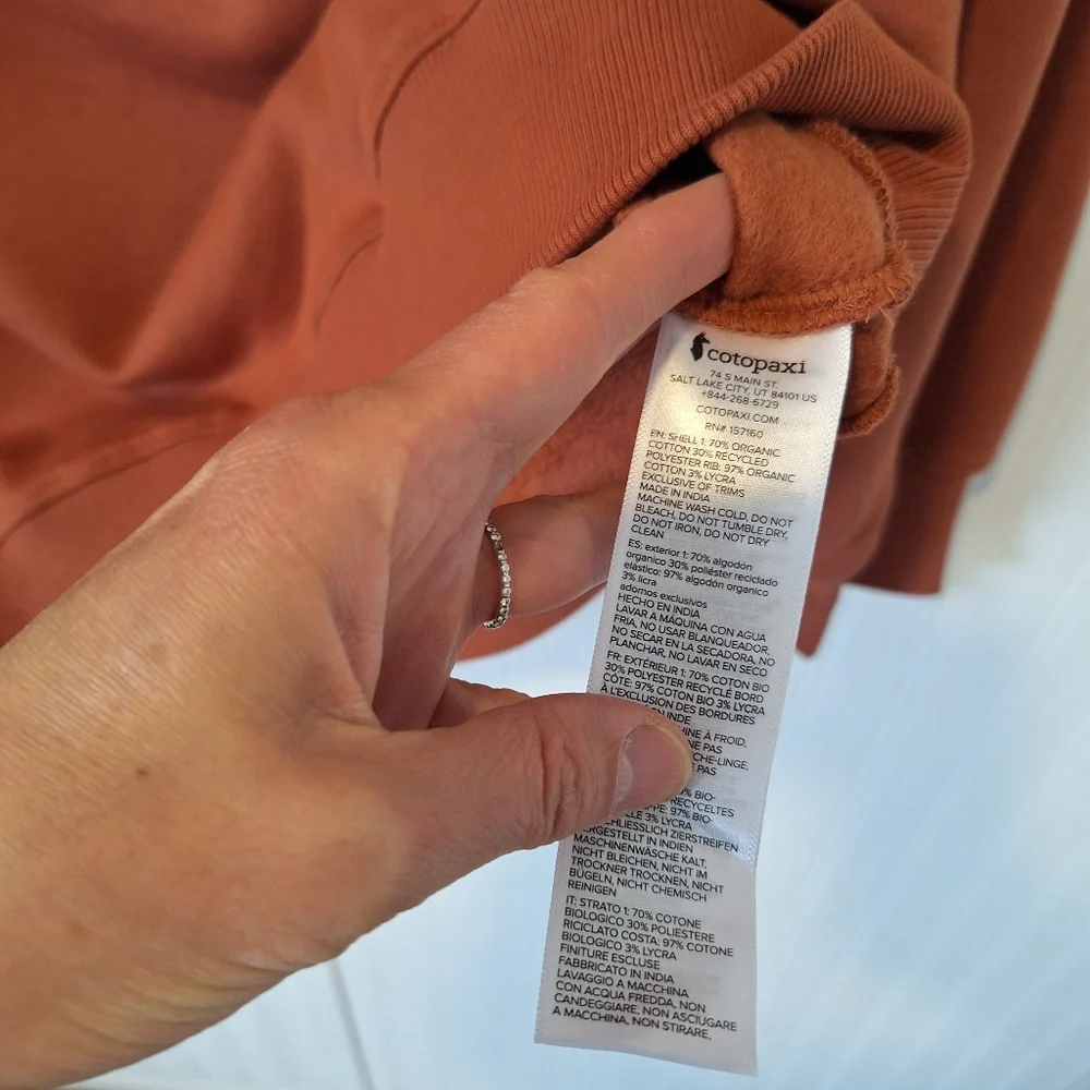 Cotopaxi Sweatshirt Womens Crew Neck Pullover Organic - Picture 9 of 16